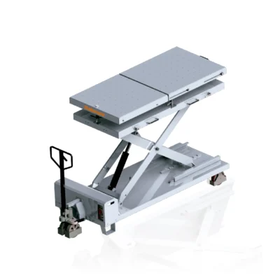 BLS 88T02 NEV Battery Lifter, 1200kg Capacity Electric Hydraulic Scissor Lift Table for EV Battery, Engine & Transmission Service