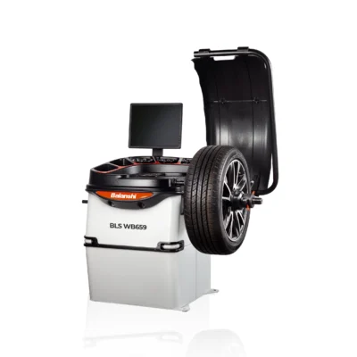 Professional Wheel Balancer Machine with LCD Screen, 220V Tire Balancing Machine for Passenger Cars & SUVs