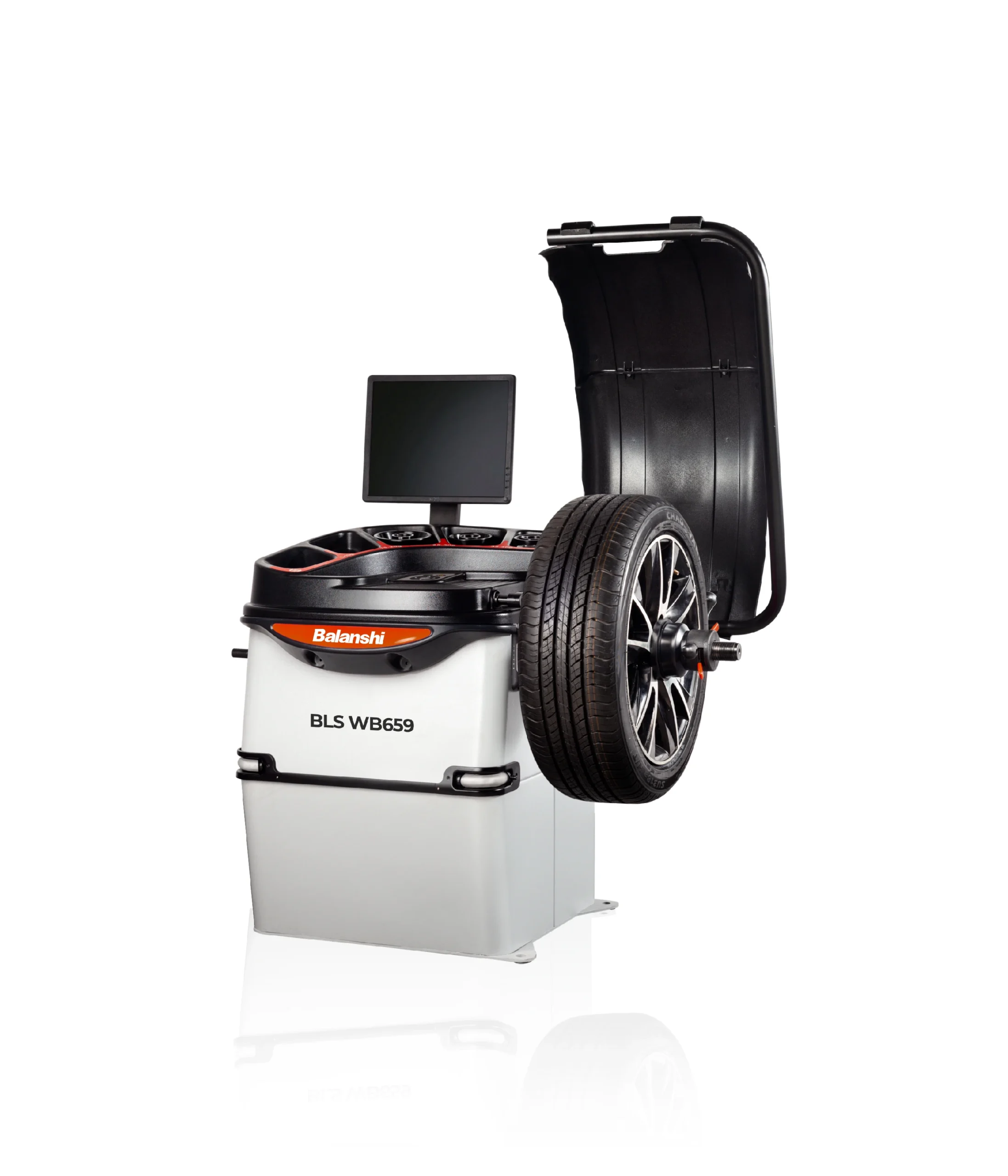 Professional Wheel Balancer Machine with LCD Screen, 220V Tire Balancing Machine for Passenger Cars & SUVs