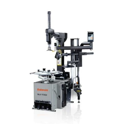 BLS TC622 Tilting Type Tyre Changer with 036 Independent Multi-Function Help Arm, 26 Inch Turntable Tire Machine for Professional Auto Shops