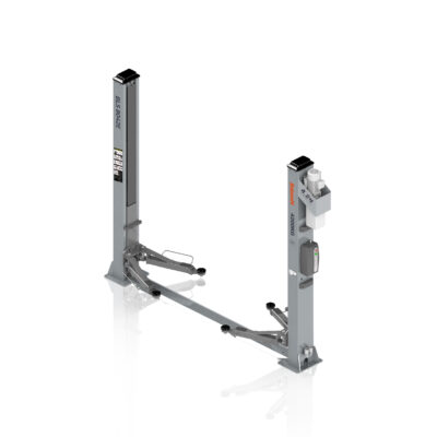 BLS 8042E 4.2 Ton (9200 lbs) Floor Plate Two Post Car Lift, Heavy Duty Auto Hoist with Electric Lock Release & Door Protection, Dual Hydraulic Vehicle Lift for Professional Garage, 220V 2.2KW