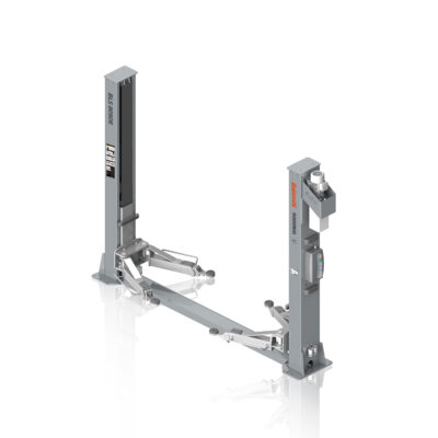 BLS 8050E 5.0 Ton (11000 lbs) Floor Plate Two Post Car Lift, Heavy Duty Auto Hoist with Electric Lock Release & Door Protection, Dual Hydraulic Vehicle Lift for Professional Garage, 3.0KW Motor