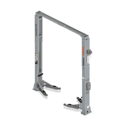 BLS 8250MEB 11,000 lbs 2 Post Car Lift, Electric Release Two Post Automotive Lift for Shop Garage, Dual Installation Symmetric & Asymmetric 30° Rotated Design, 3-Stage Arms, Adjustable Height 159"-167"