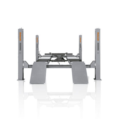 BALANSHI BLS 8950FS Four Post Vehicle Lift with Wheel Alignment - 5000KG Capacity Heavy Duty Auto Hoist for Commercial Garages - 5190mm Long Platform, 220V/380V Optional Power