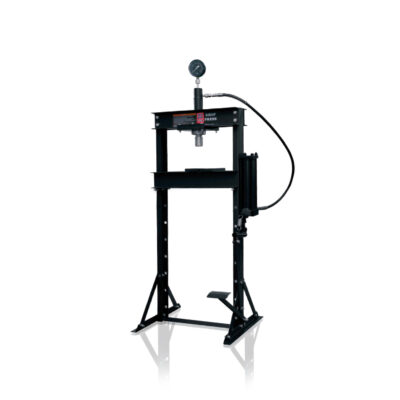 BLS PS92002 20 Ton Hydraulic Shop Press, Heavy Duty H-Frame Floor Press with Security Regulator Valve, Adjustable Standing Press for Automotive Bushings Bearings Gears Bending and Straightening